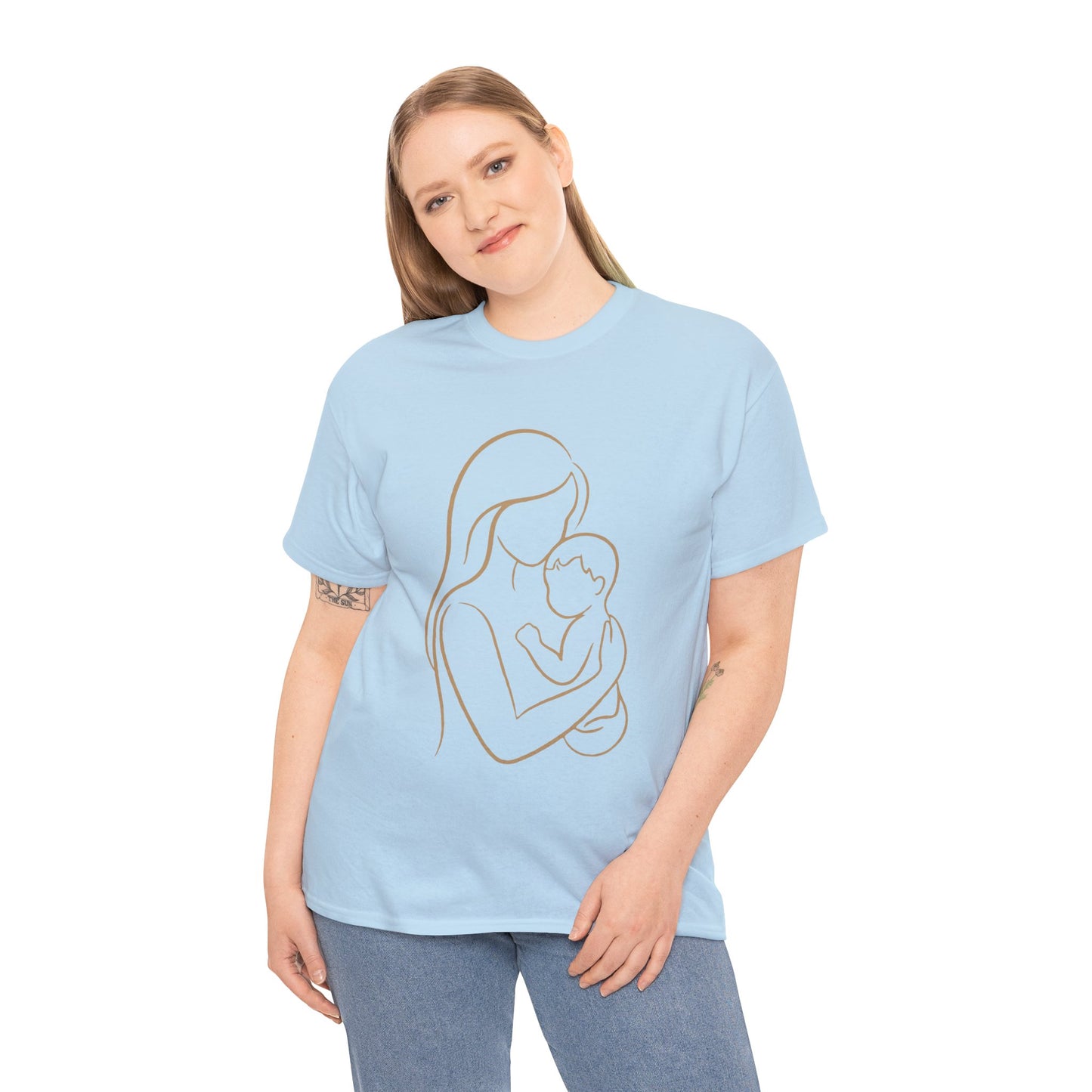 Mother and Baby — Minimalist  Mom T-Shirt