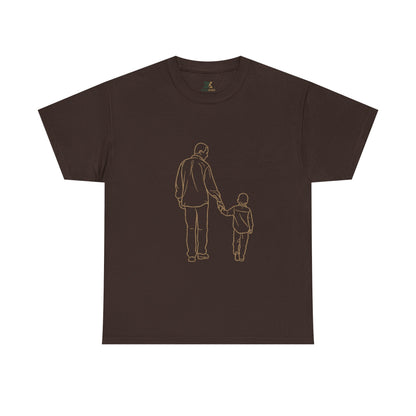 Father and Son— Minimal Dad & Son Matching Tee