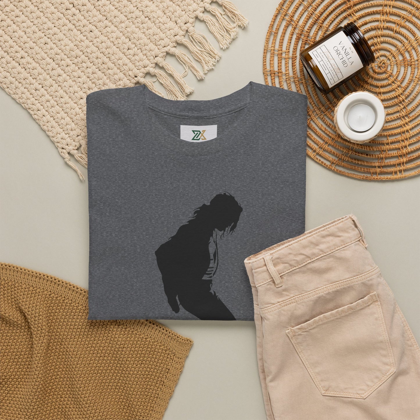 Silhouette Pop Legend Tee — "Michael Jackson The King of Pop" Graphic T-Shirt