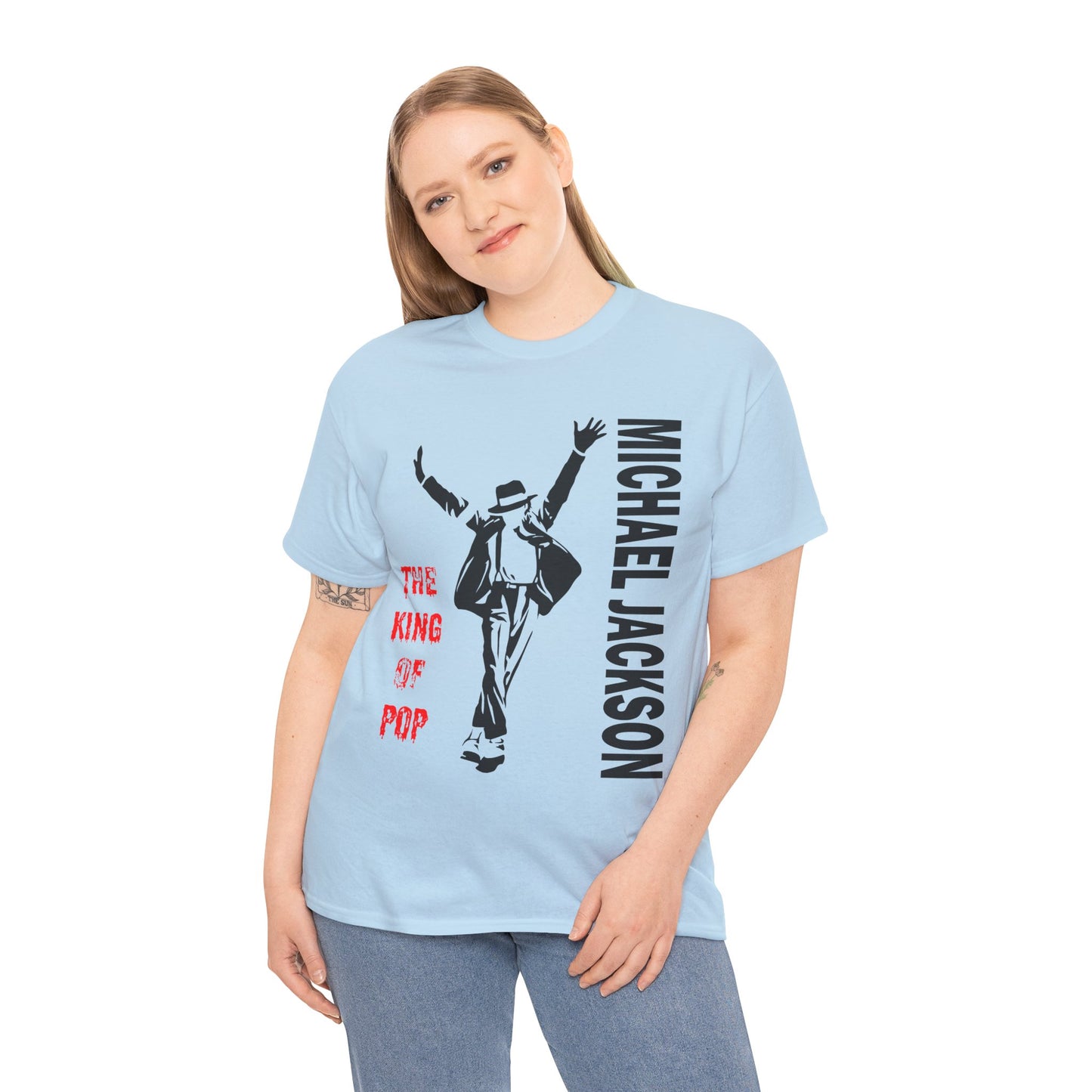 Pop King Dance Silhouette Tee — 'Michael Jackson' Graphic T-Shirt