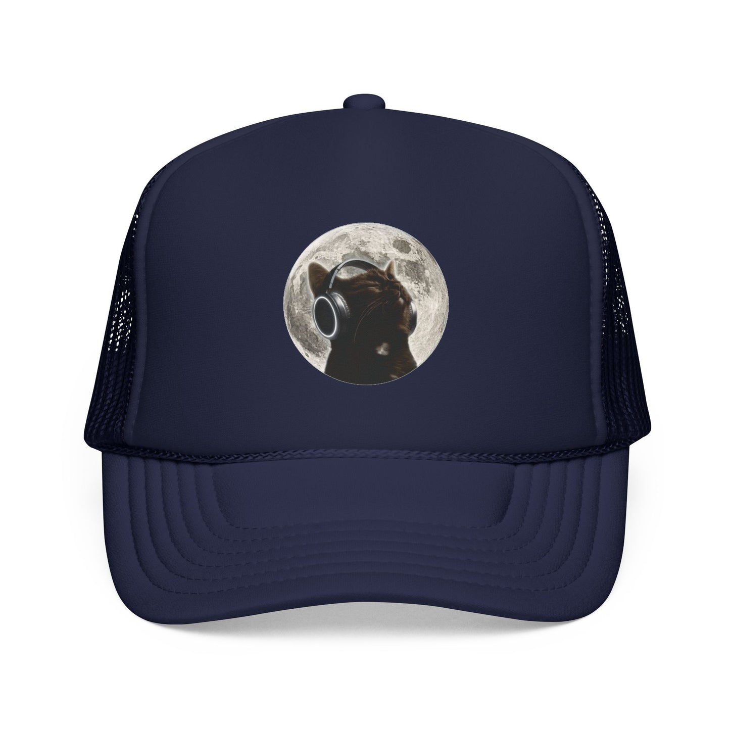 Trucker Hat — Black Dog Moon Graphic Cap