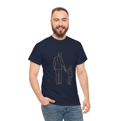 Father and Son— Minimal Dad & Son Matching Tee