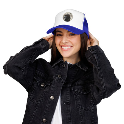 Trucker Hat — Black Dog Moon Graphic Cap