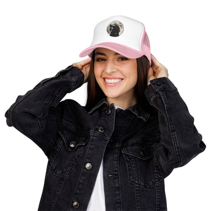 Trucker Hat — Black Dog Moon Graphic Cap