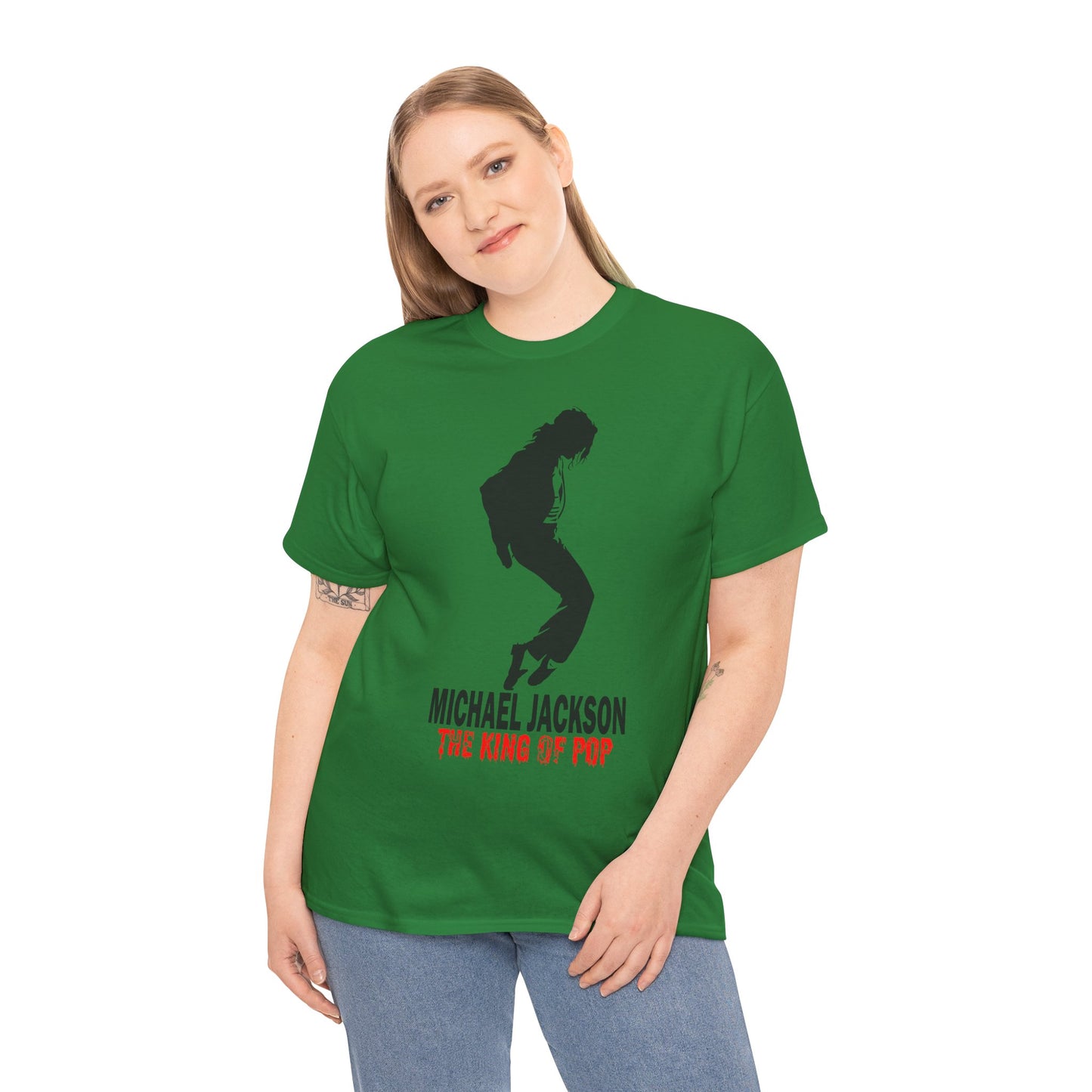 Silhouette Pop Legend Tee — "Michael Jackson The King of Pop" Graphic T-Shirt