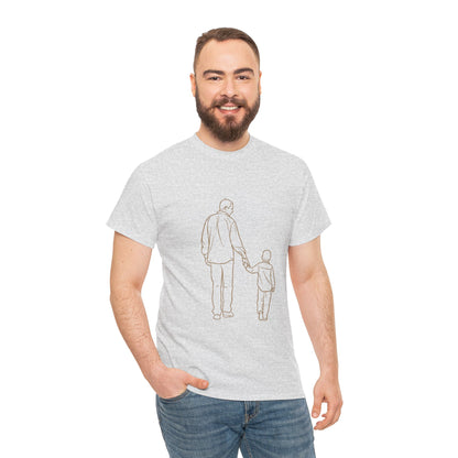 Father and Son— Minimal Dad & Son Matching Tee