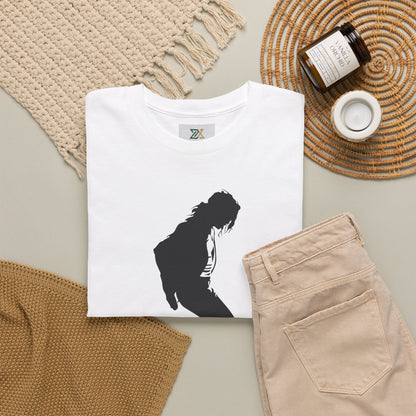 Silhouette Pop Legend Tee — "Michael Jackson The King of Pop" Graphic T-Shirt