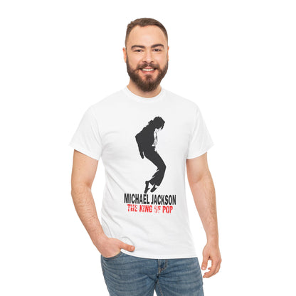 Silhouette Pop Legend Tee — "Michael Jackson The King of Pop" Graphic T-Shirt