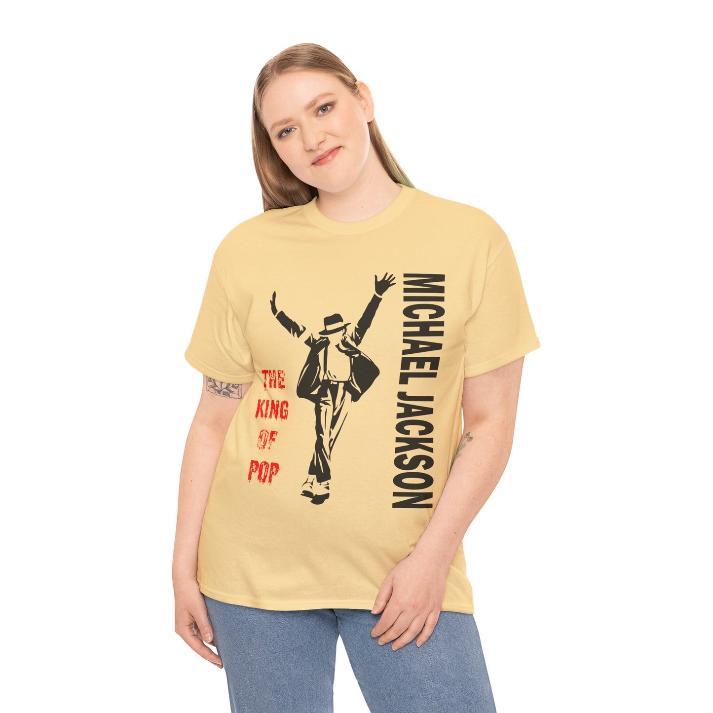 Pop King Dance Silhouette Tee — 'Michael Jackson' Graphic T-Shirt