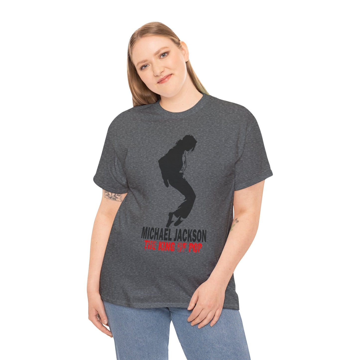 Silhouette Pop Legend Tee — "Michael Jackson The King of Pop" Graphic T-Shirt