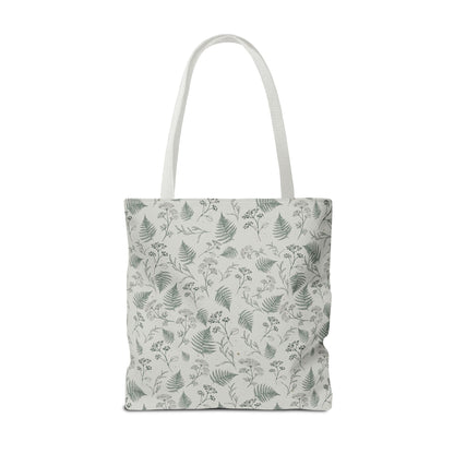 Botanical Fern Tote Bag — Lightweight All-Over Print Grocery & Market Tote