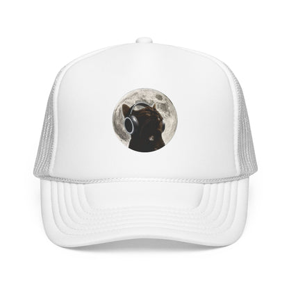 Trucker Hat — Black Dog Moon Graphic Cap