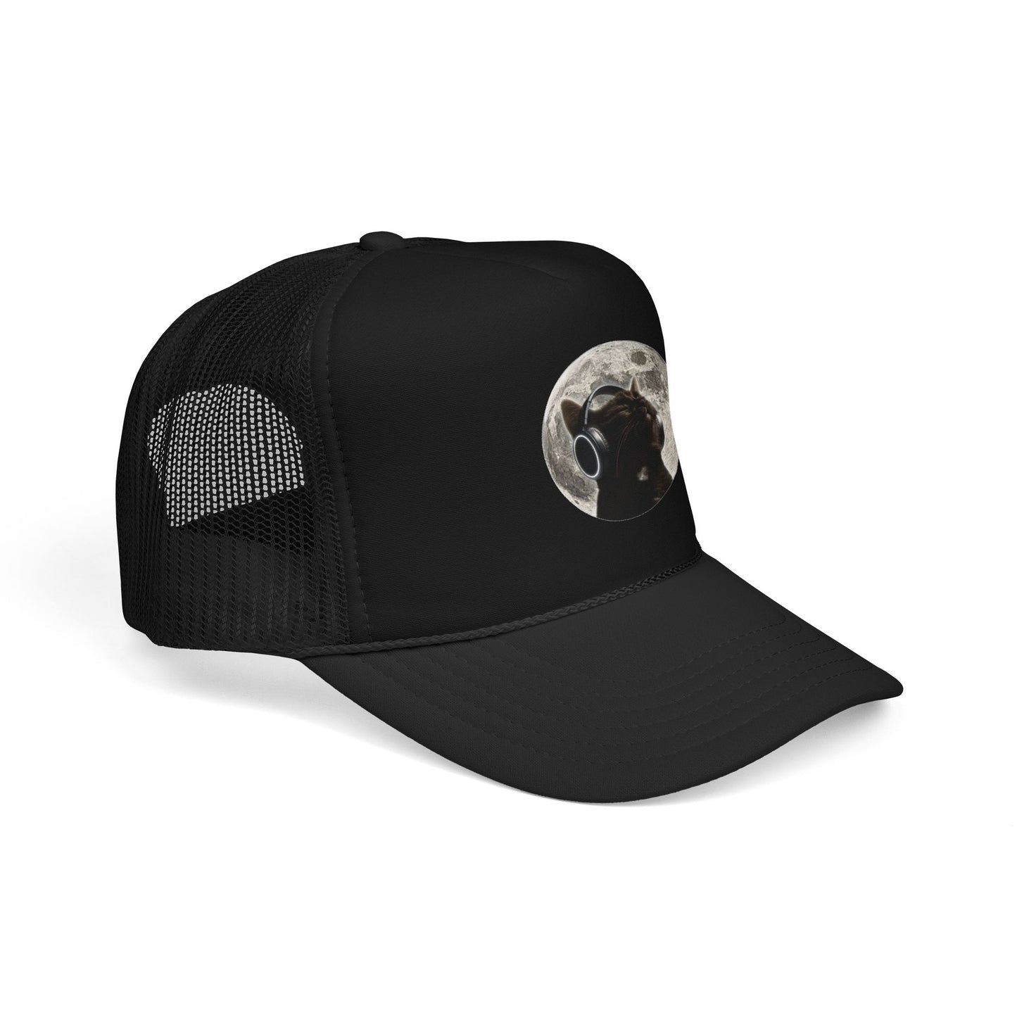 Trucker Hat — Black Dog Moon Graphic Cap