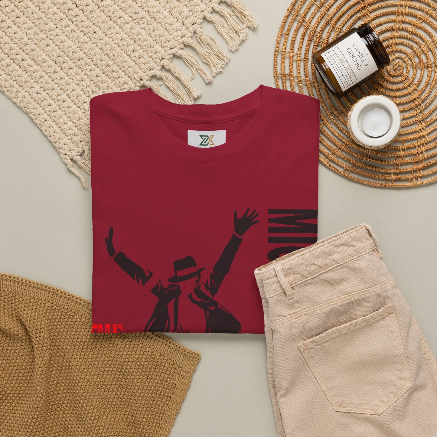 Pop King Dance Silhouette Tee — 'Michael Jackson' Graphic T-Shirt