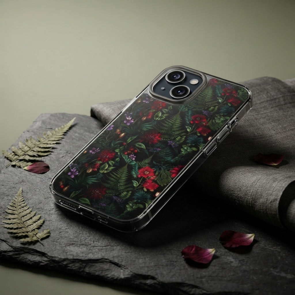 Phone Case — Dark Botanical