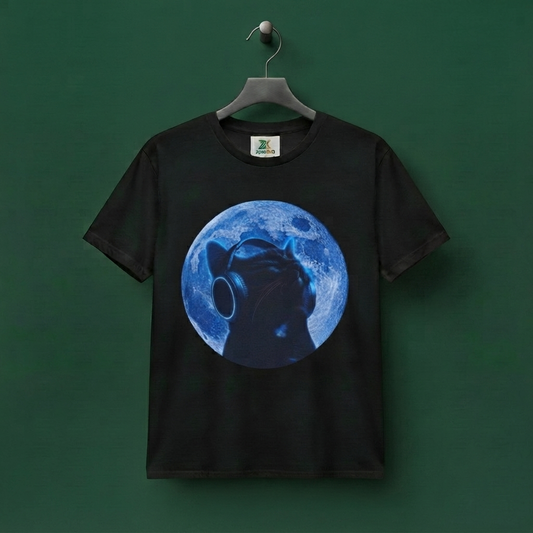 Blue Moon Cat Unisex T-shirt