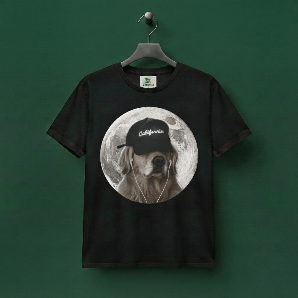Moon Dog Unisex T-Shirt