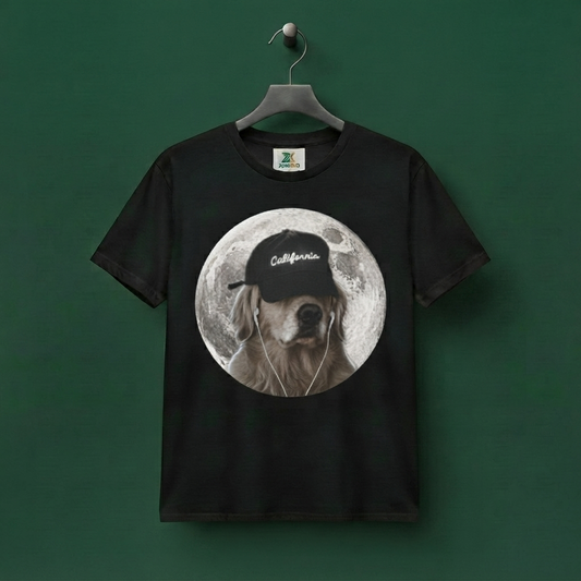 Moon Dog Unisex T-shirt