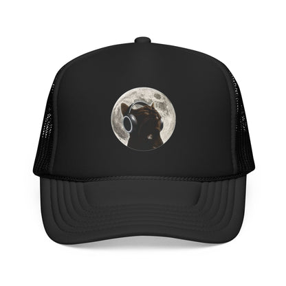 Trucker Hat — Black Dog Moon Graphic Cap