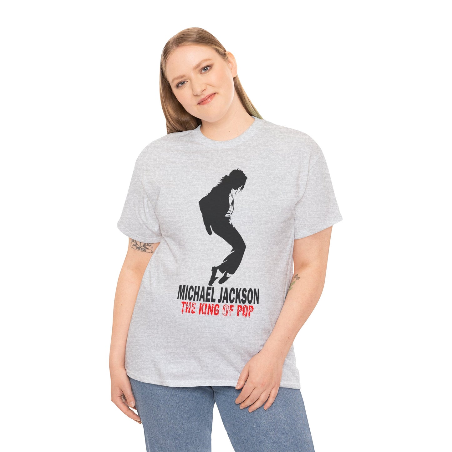 Silhouette Pop Legend Tee — "Michael Jackson The King of Pop" Graphic T-Shirt