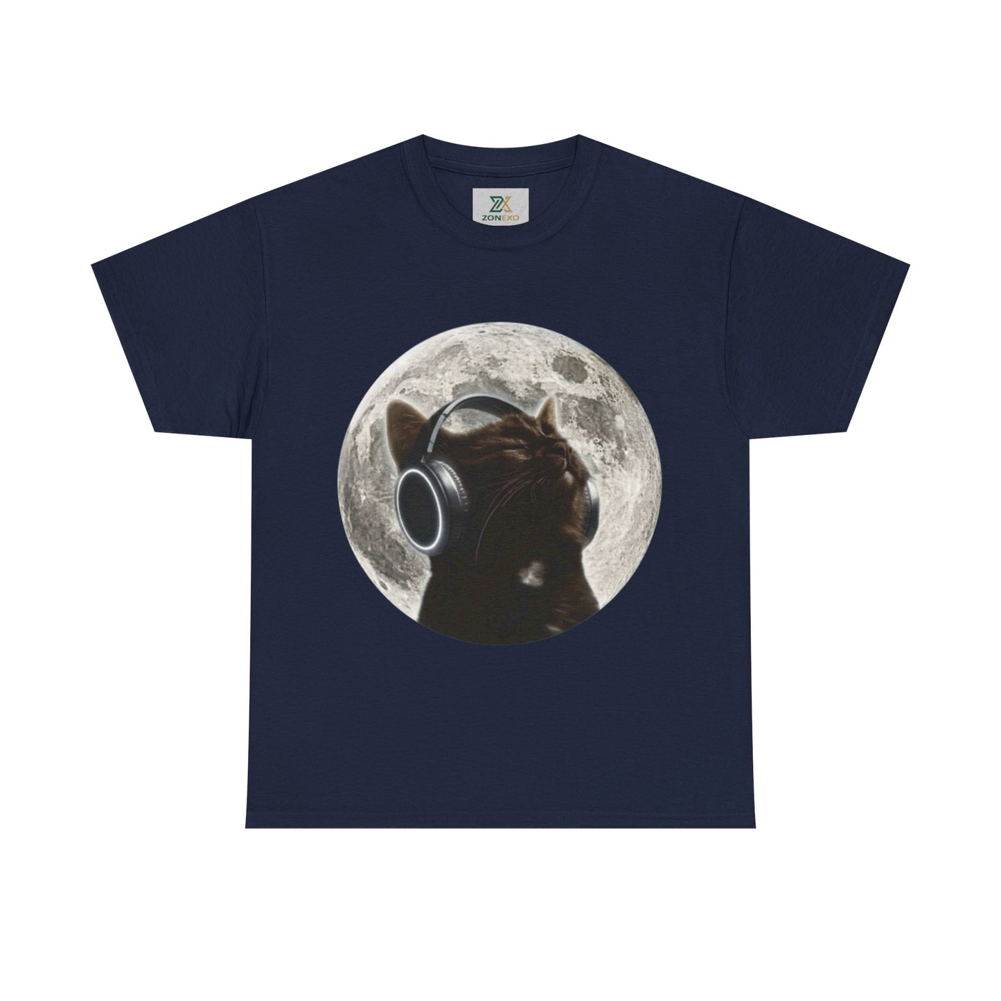Moon Cat Unisex T-shirt