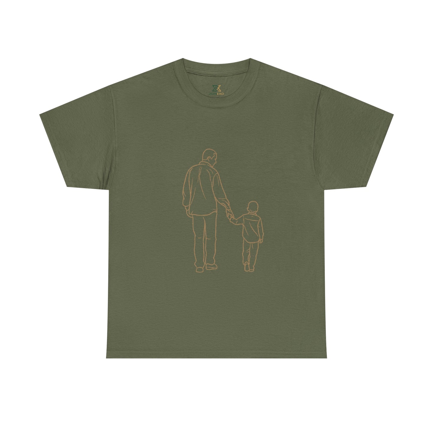 Father and Son— Minimal Dad & Son Matching Tee