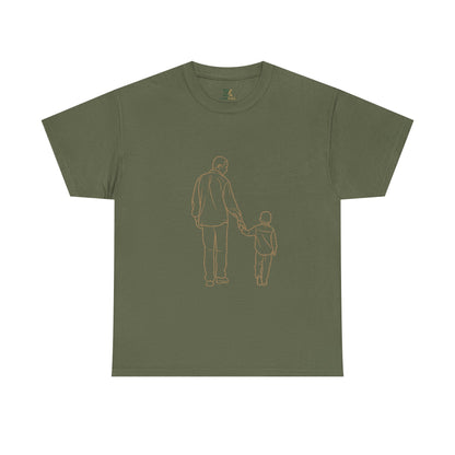 Father and Son— Minimal Dad & Son Matching Tee