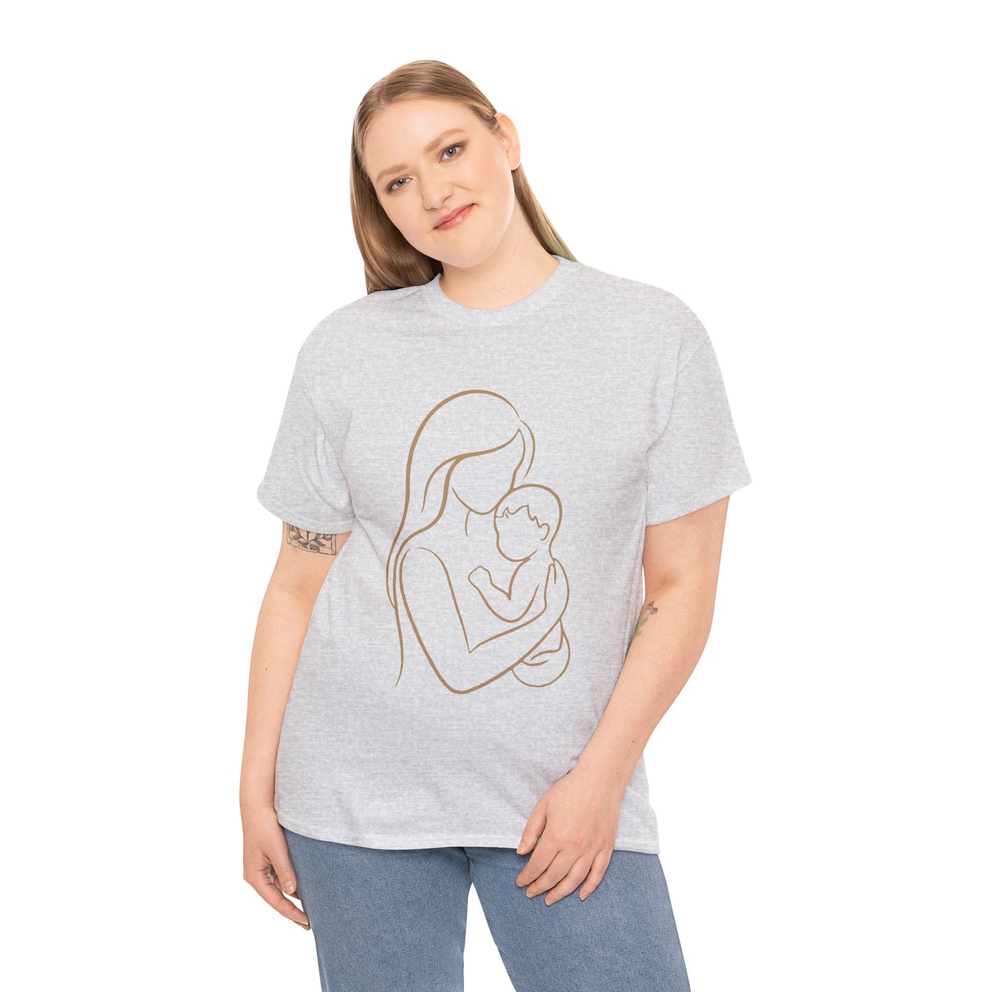 Mother and Baby — Minimalist  Mom T-Shirt