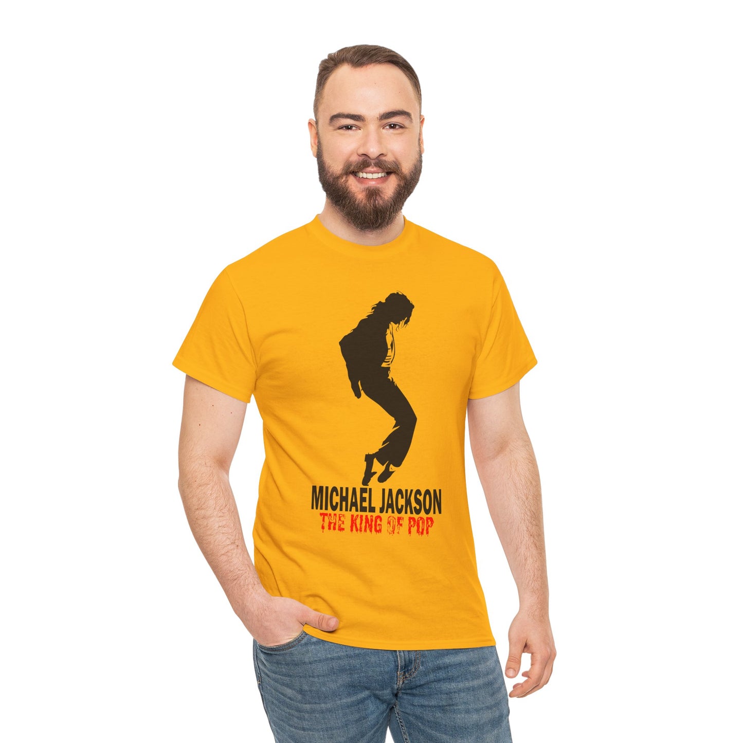 Silhouette Pop Legend Tee — "Michael Jackson The King of Pop" Graphic T-Shirt