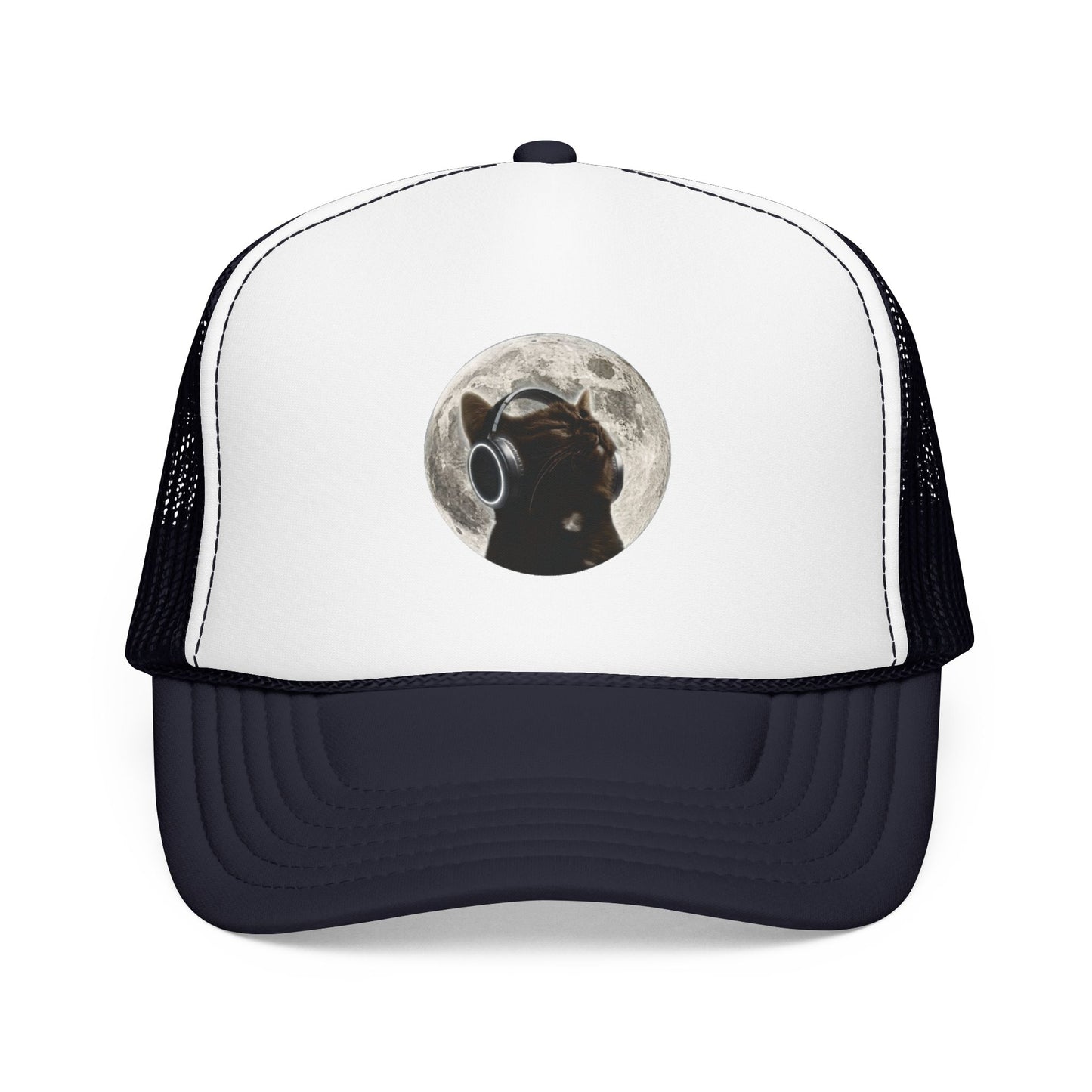 Trucker Hat — Black Dog Moon Graphic Cap