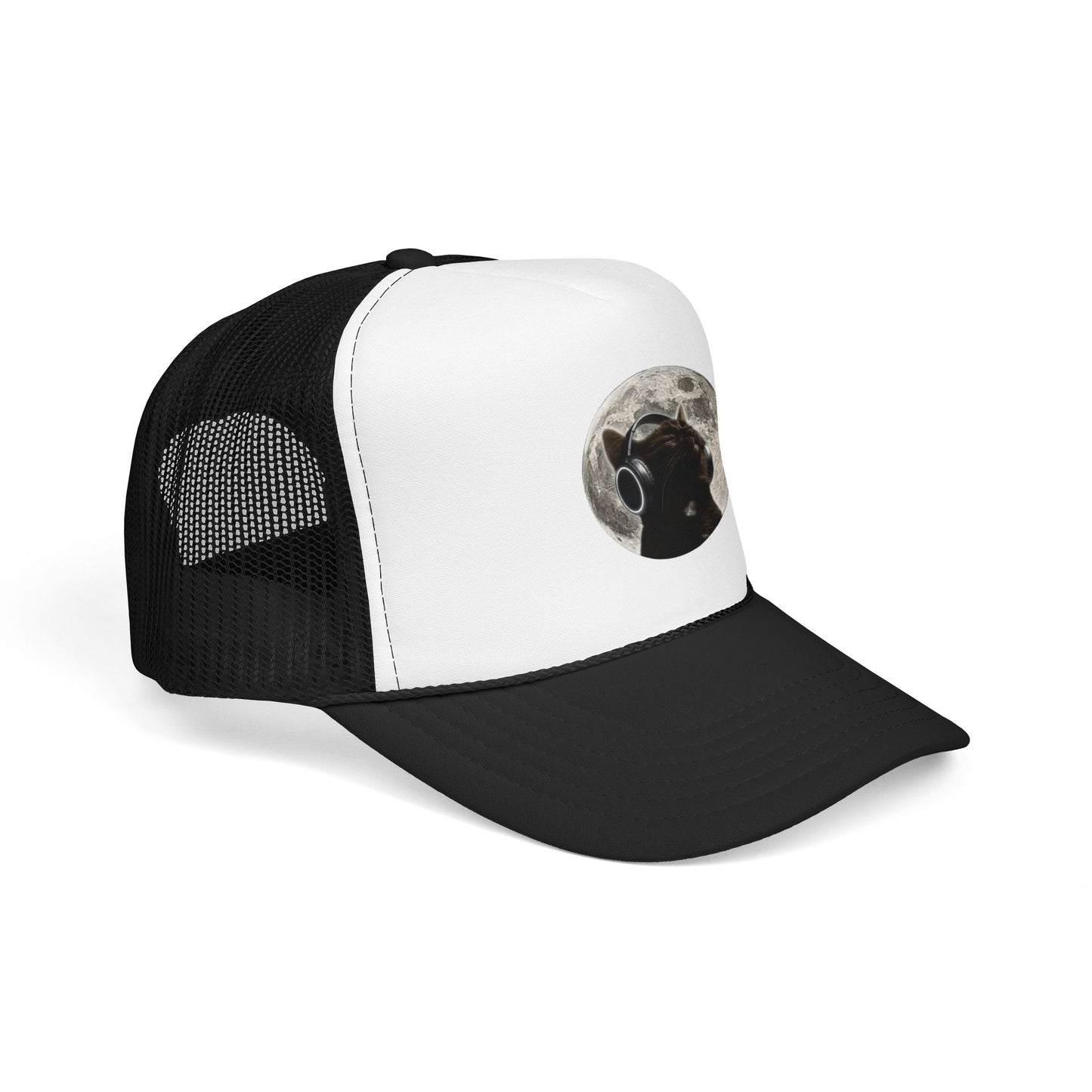 Trucker Hat — Black Dog Moon Graphic Cap