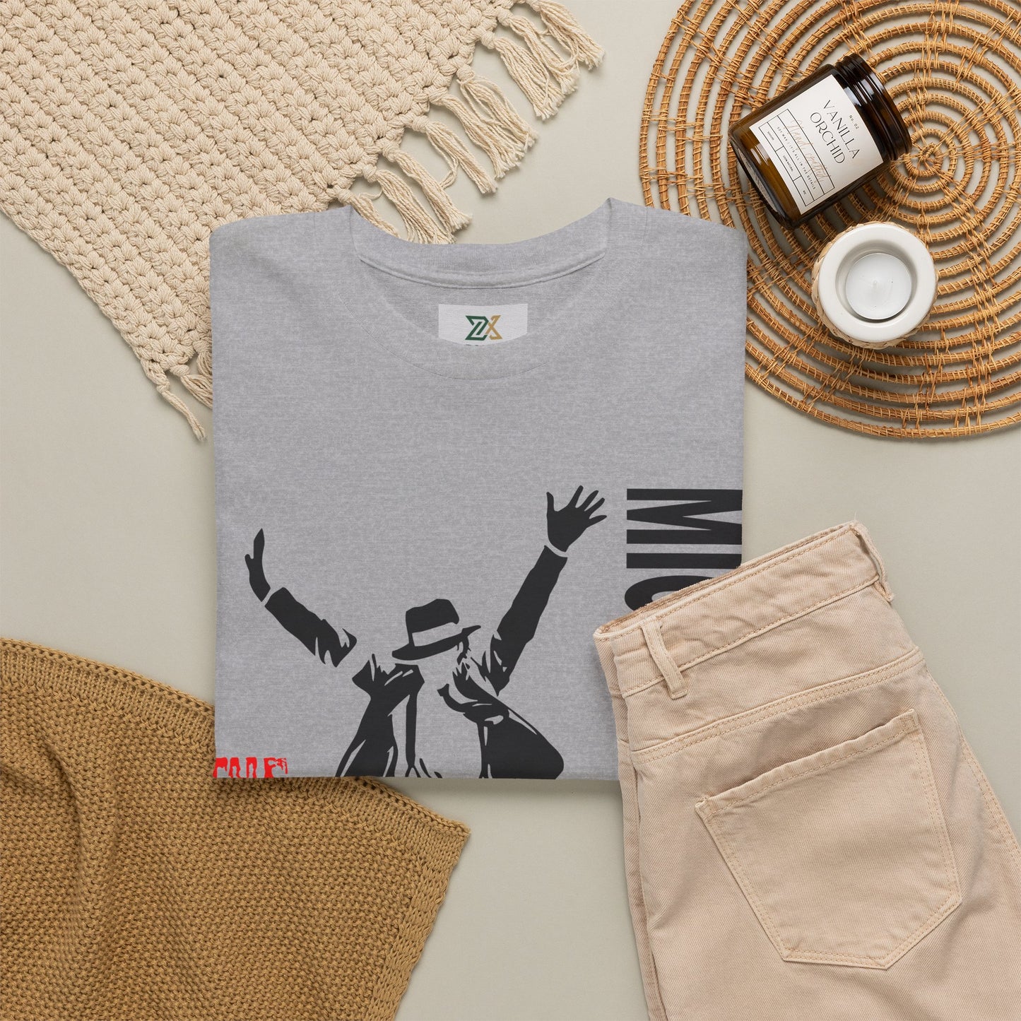 Pop King Dance Silhouette Tee — 'Michael Jackson' Graphic T-Shirt