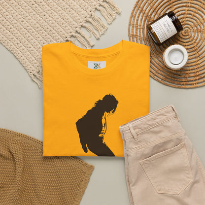 Silhouette Pop Legend Tee — "Michael Jackson The King of Pop" Graphic T-Shirt