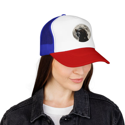 Trucker Hat — Black Dog Moon Graphic Cap
