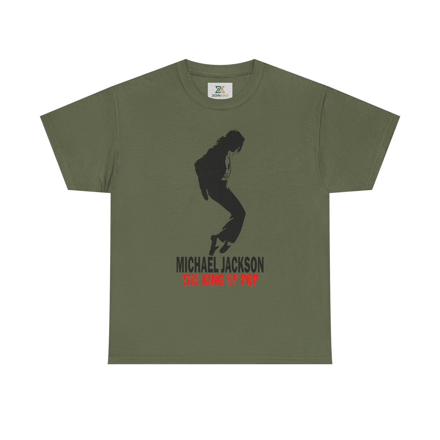 Silhouette Pop Legend Tee — "Michael Jackson The King of Pop" Graphic T-Shirt