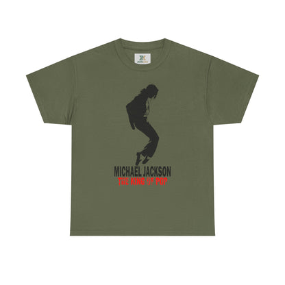 Silhouette Pop Legend Tee — "Michael Jackson The King of Pop" Graphic T-Shirt
