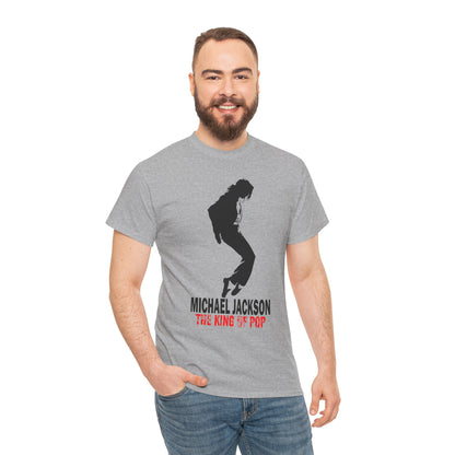 Silhouette Pop Legend Tee — "Michael Jackson The King of Pop" Graphic T-Shirt