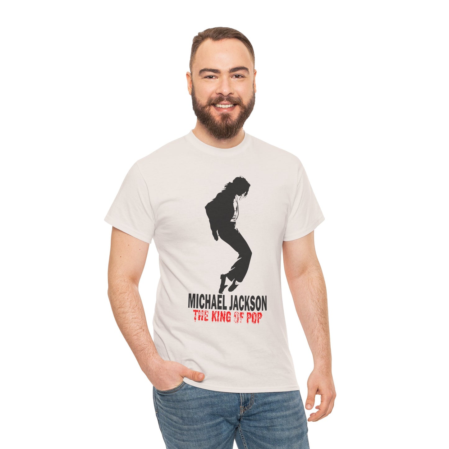 Silhouette Pop Legend Tee — "Michael Jackson The King of Pop" Graphic T-Shirt
