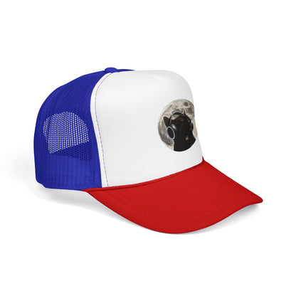 Trucker Hat — Black Dog Moon Graphic Cap