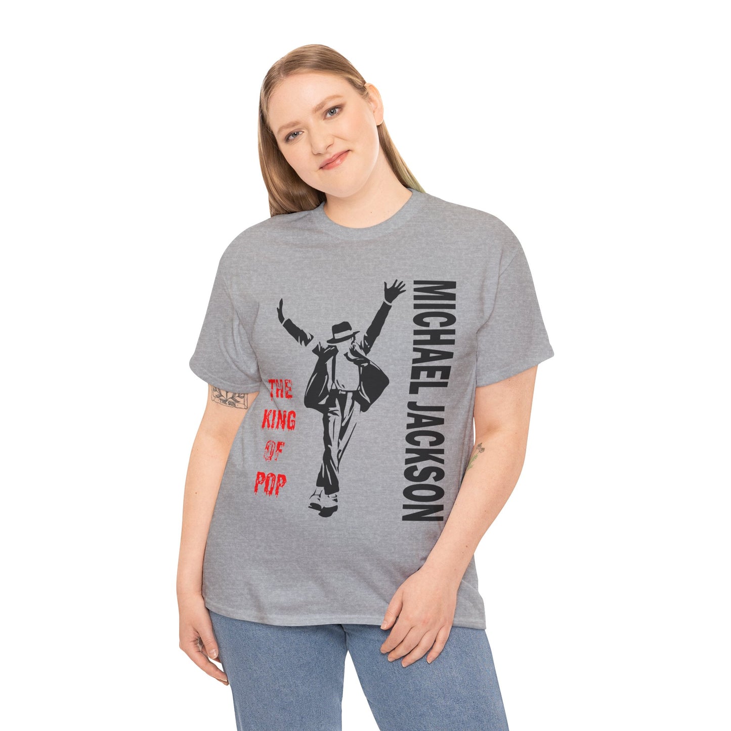 Pop King Dance Silhouette Tee — 'Michael Jackson' Graphic T-Shirt