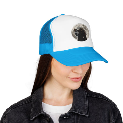 Trucker Hat — Black Dog Moon Graphic Cap