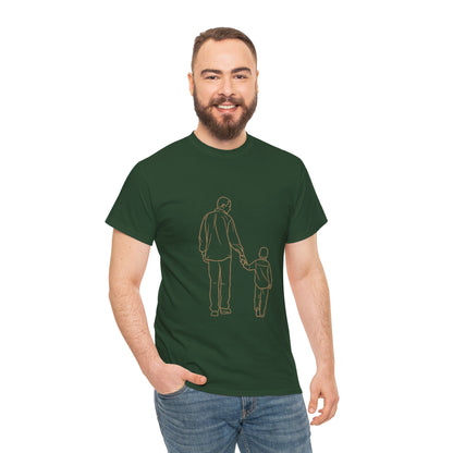 Father and Son— Minimal Dad & Son Matching Tee