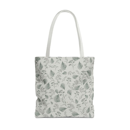 Botanical Fern Tote Bag — Lightweight All-Over Print Grocery & Market Tote