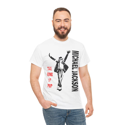 Pop King Dance Silhouette Tee — 'Michael Jackson' Graphic T-Shirt