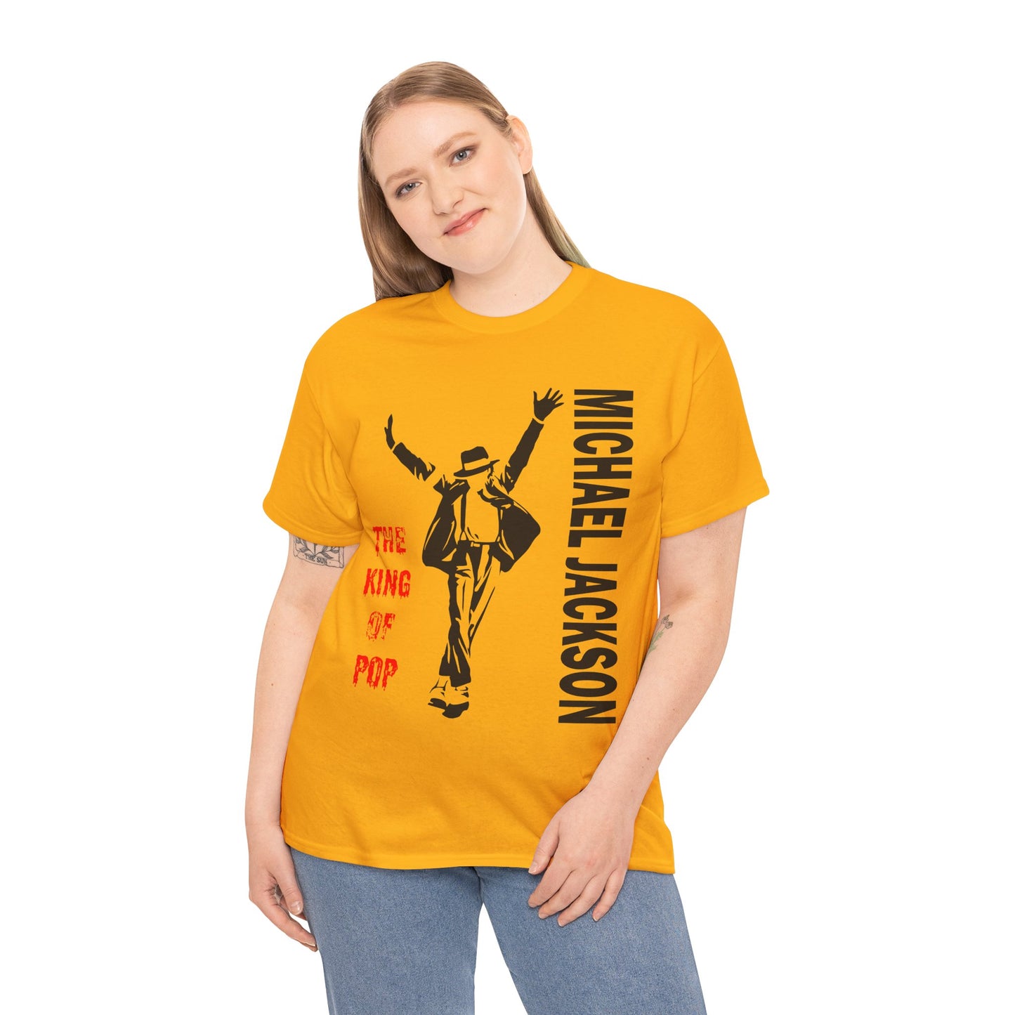 Pop King Dance Silhouette Tee — 'Michael Jackson' Graphic T-Shirt