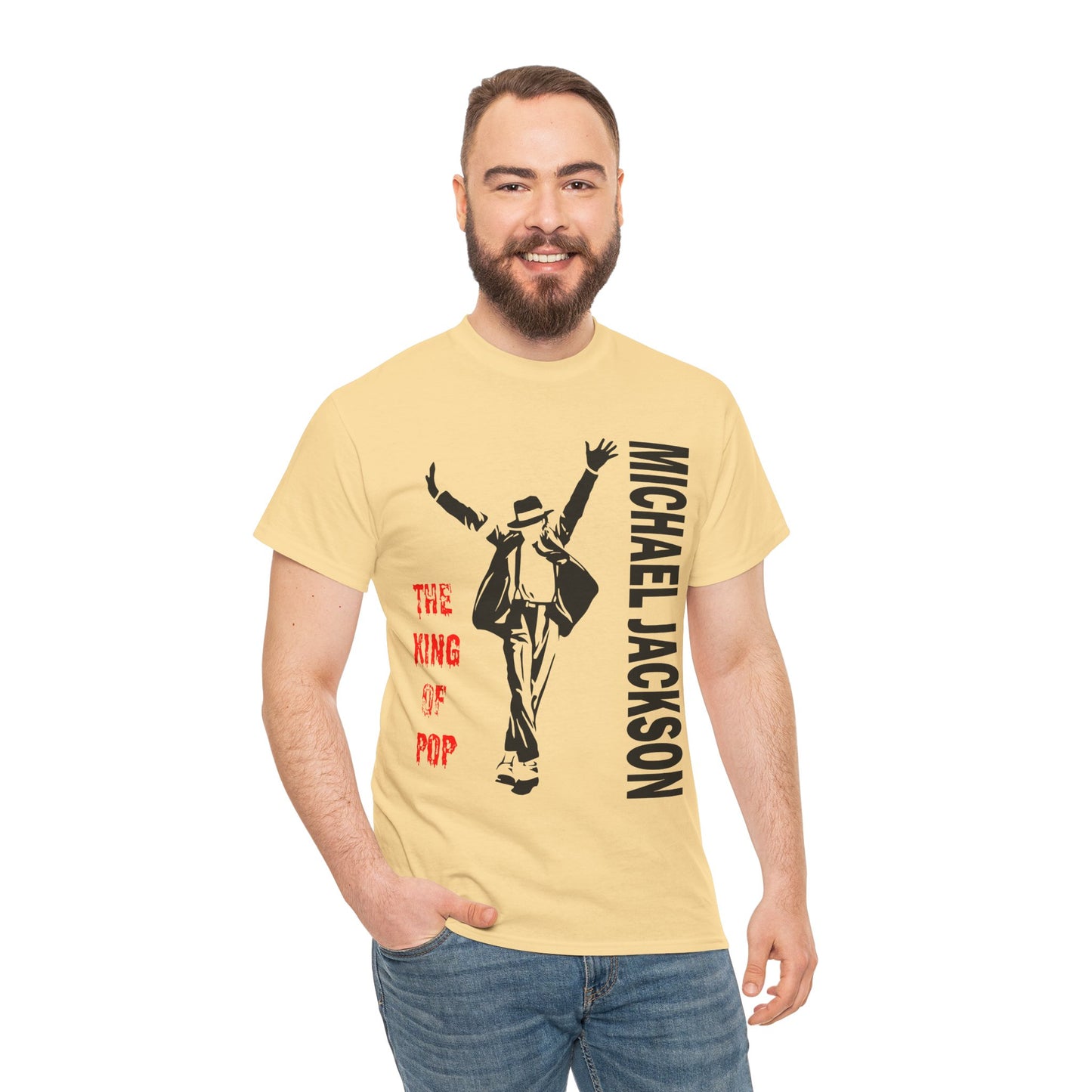Pop King Dance Silhouette Tee — 'Michael Jackson' Graphic T-Shirt