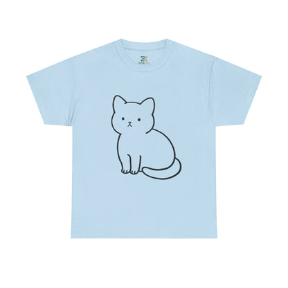 Cute Minimalist Cat Unisex T-shirt