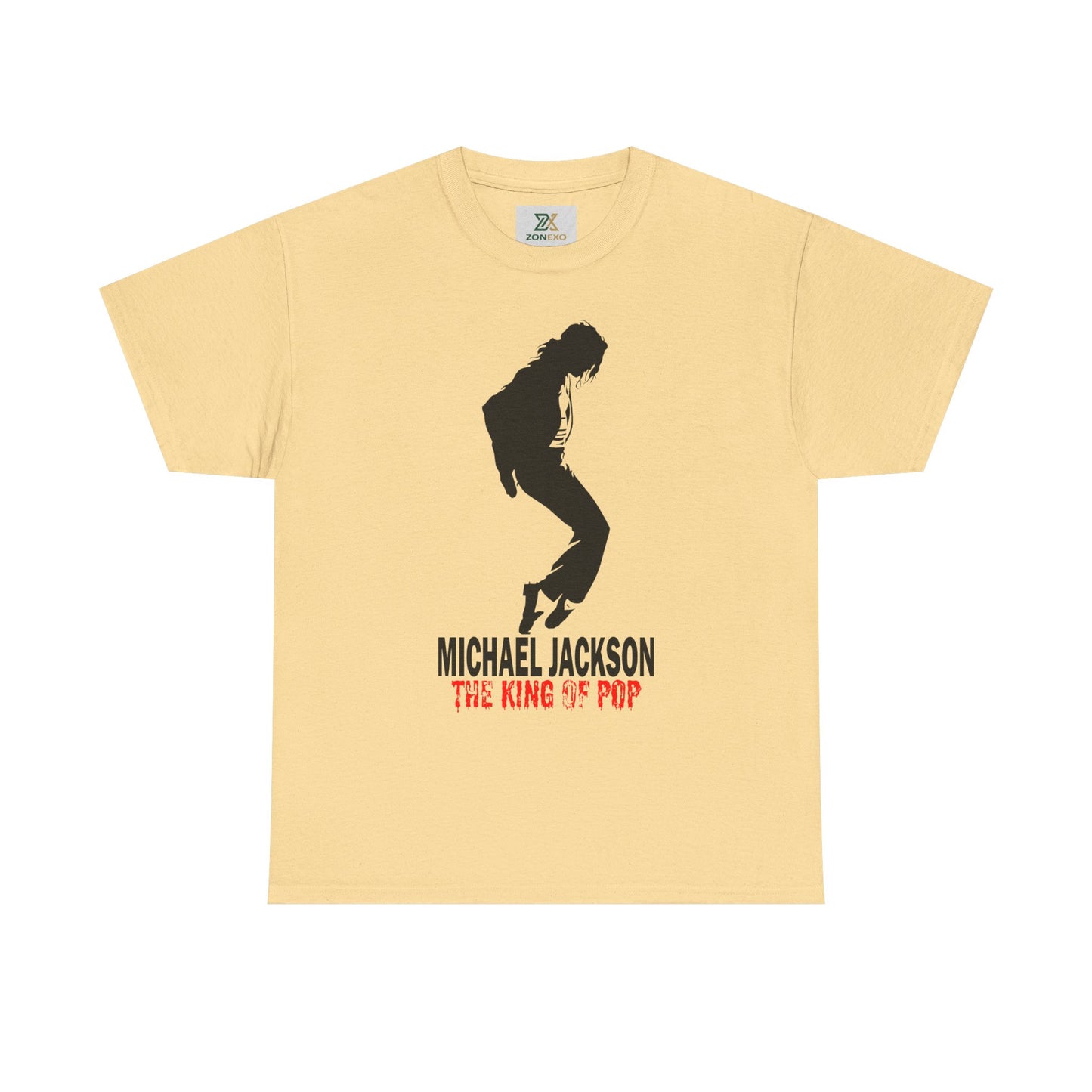 Silhouette Pop Legend Tee — "Michael Jackson The King of Pop" Graphic T-Shirt