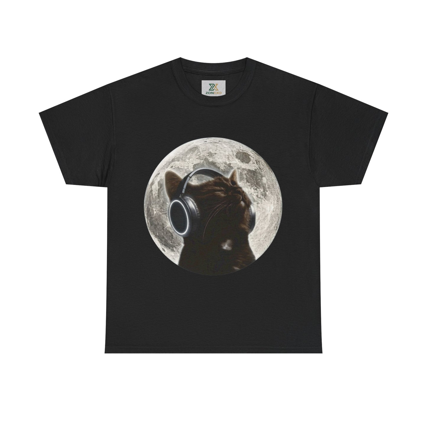 Moon Cat Unisex T-shirt