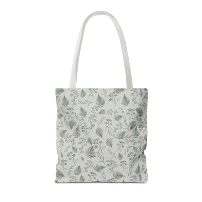 Botanical Fern Tote Bag — Lightweight All-Over Print Grocery & Market Tote